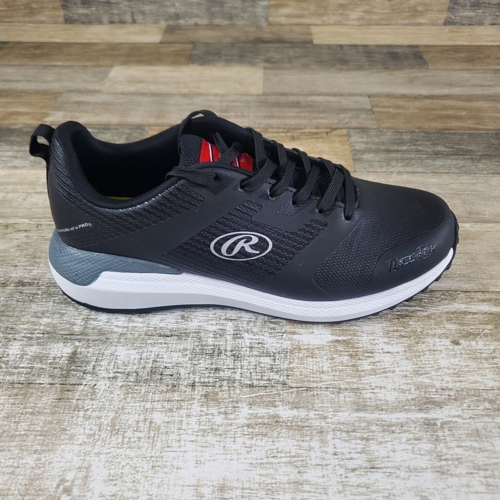 Rawlings League Turf Mens Shoes Sz 8.5 D Black Academy Sports Baseball Cleats